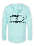 Puerto Rico se ve lindo hasta en google maps - Rashguard Hoodie Aqua