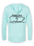 Puerto Rico se ve lindo hasta en google maps - Rashguard Hoodie Aqua