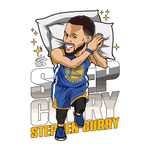 Stephen Curry Sleep City Sticker