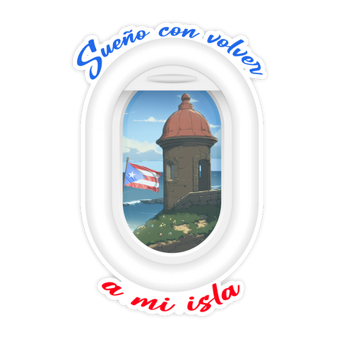 Sueño con volver a mi isla Sticker